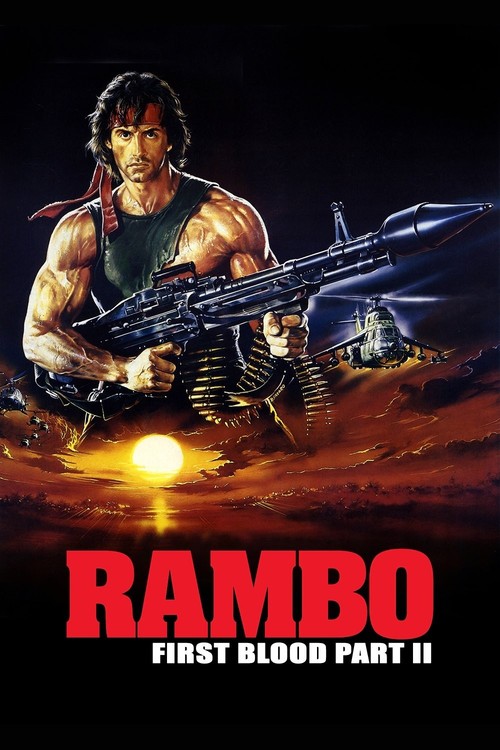 Poster for the movie "Rambo: First Blood Part II"