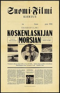 Poster for the movie "Koskenlaskijan morsian"