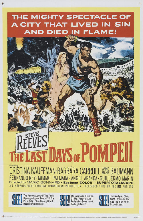 Poster for the movie "The Last Days of Pompeii"