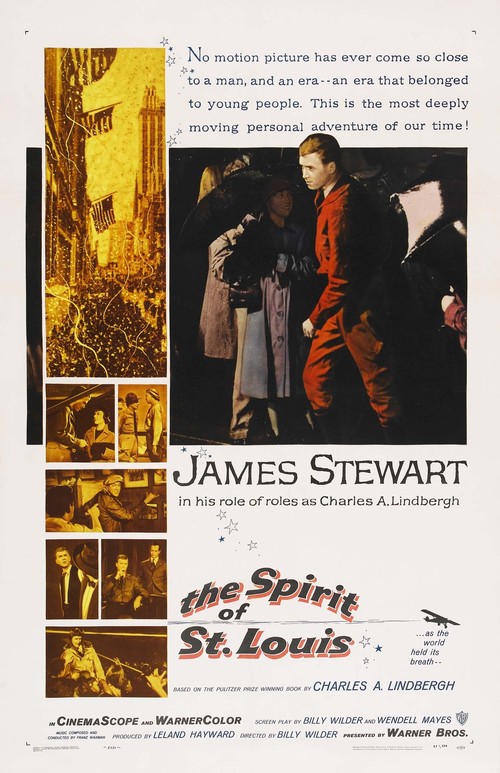 Poster for the movie "The Spirit of St. Louis"