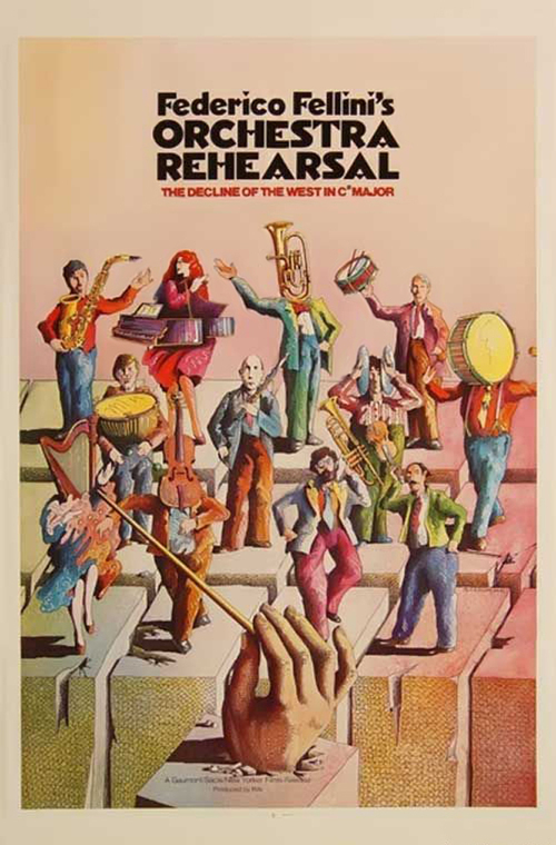 Poster for the movie "Orchestra Rehearsal"