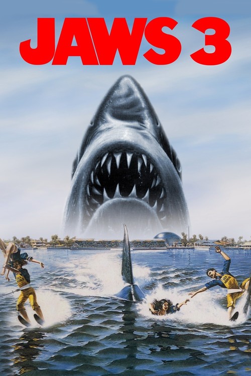 Poster for the movie "Jaws 3-D"