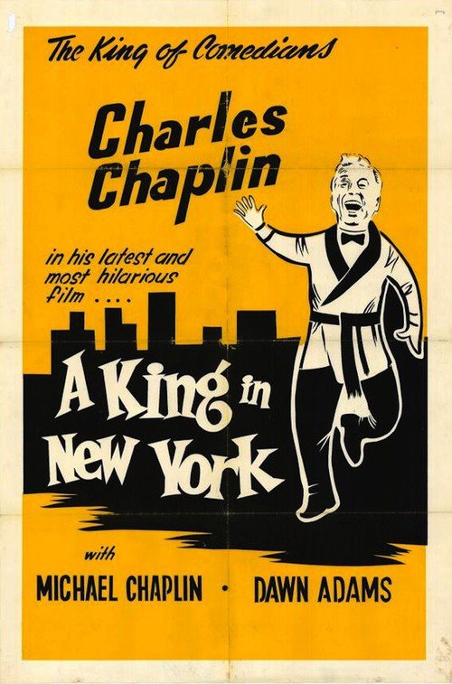 Poster for the movie "A King In New York"