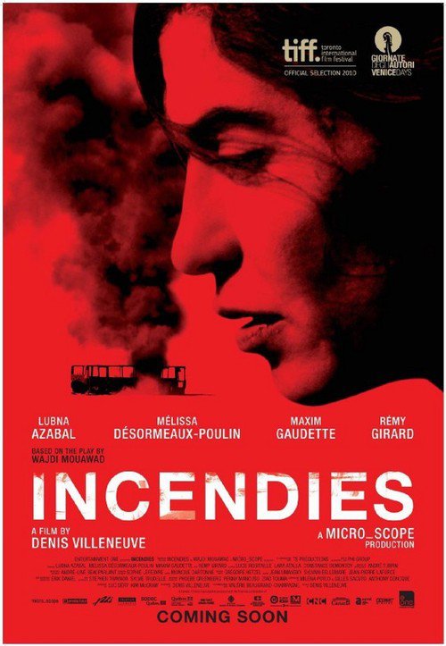 Poster for the movie "Incendies"