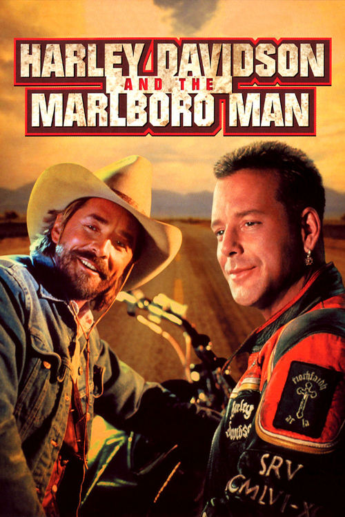 Poster for the movie "Harley Davidson and the Marlboro Man"