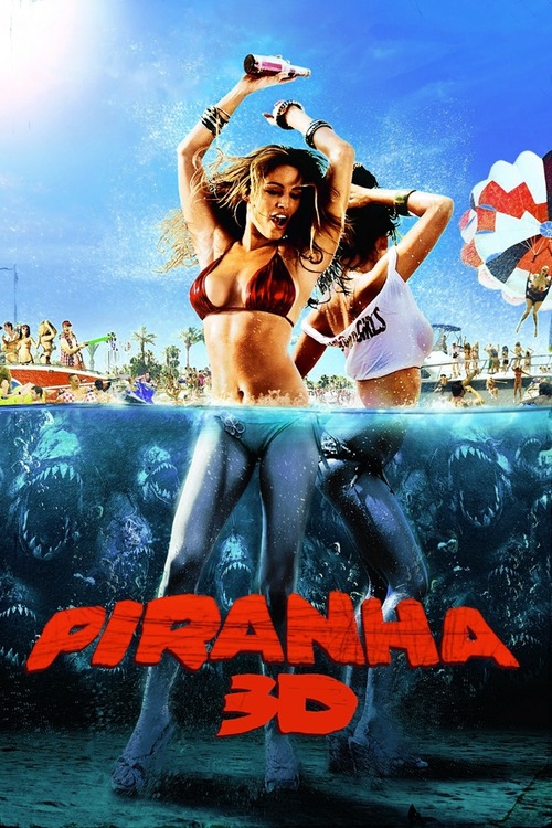 Poster for the movie "Piranha 3D"
